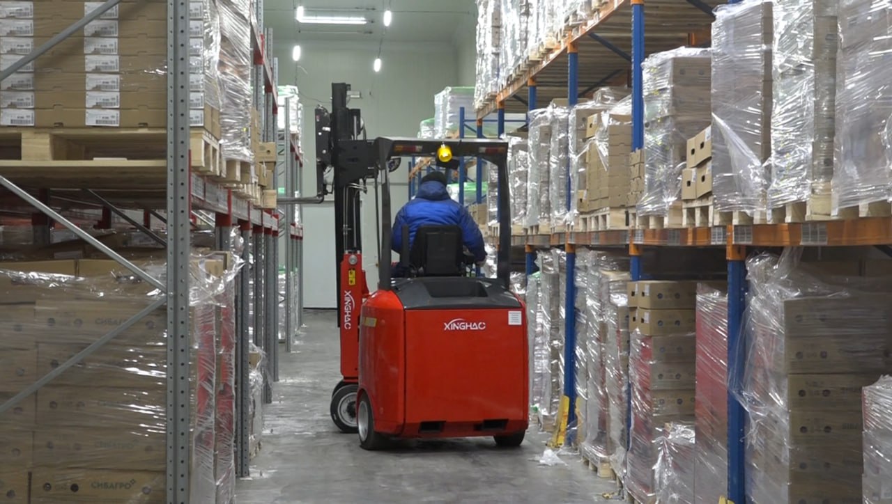 На Белгородском свинокомплексе «Сибагро» модернизировали складской комплекс на 12 млн рублей