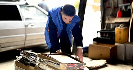 3,5 тонны макулатуры: итоги экологической акции «Сибагро» и Движения Первых в Старом Осколе