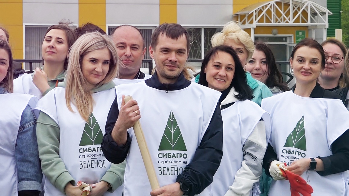 Компания «Сибагро» приступила к озеленению сел в Белгородской области