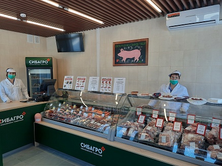 Компания «Сибагро» открыла фирменный мясной магазин в Тюменской области