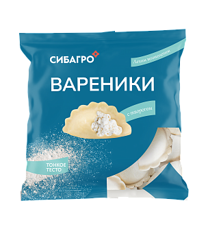 ВАРЕНИКИ С ТВОРОГОМ, 500 Г